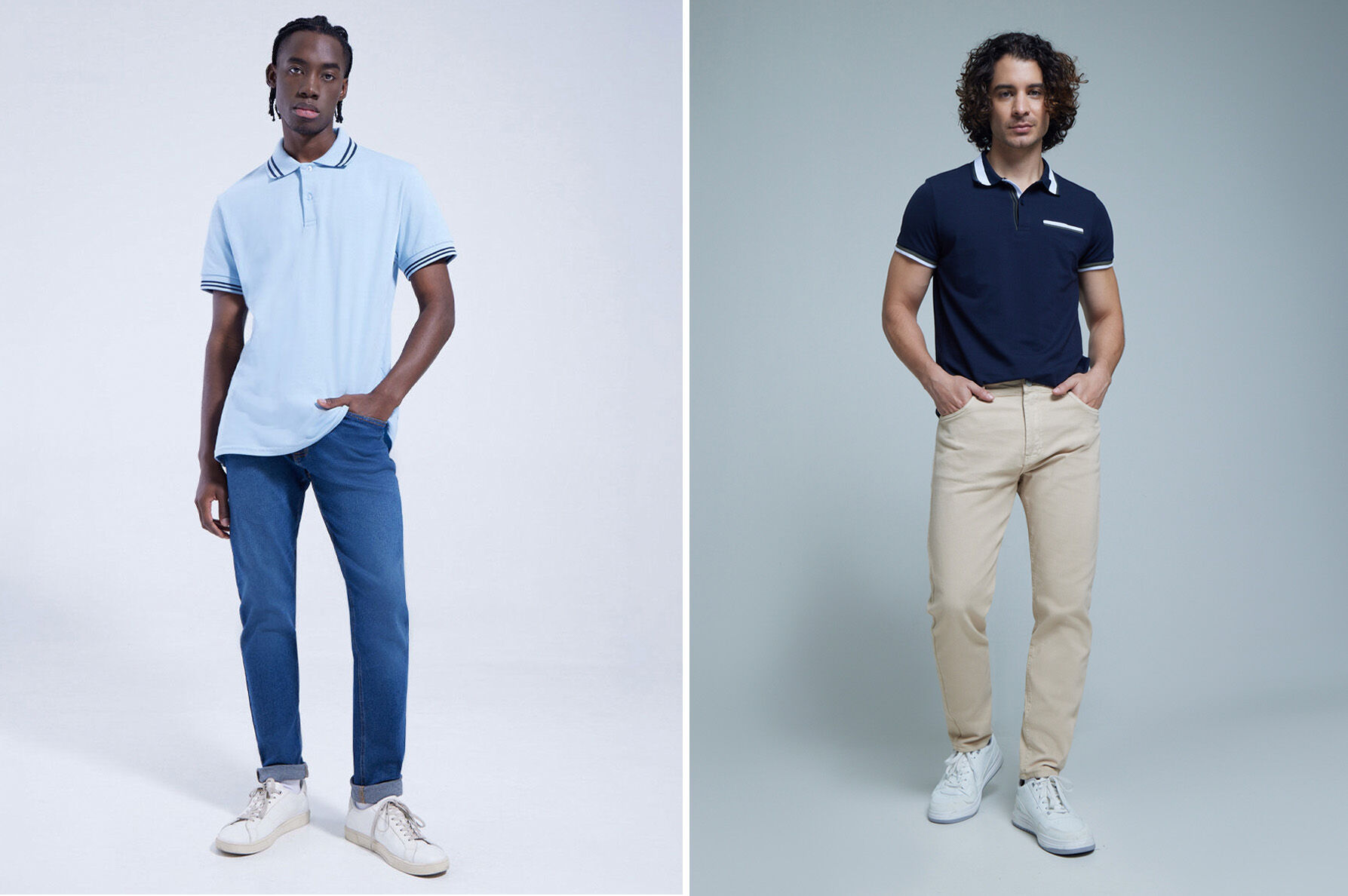 pantalon beige para hombre